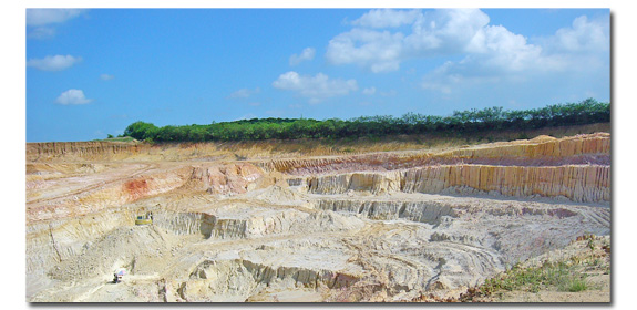 廣西合浦縣-高嶺土探明儲量達(dá)1.8億噸，