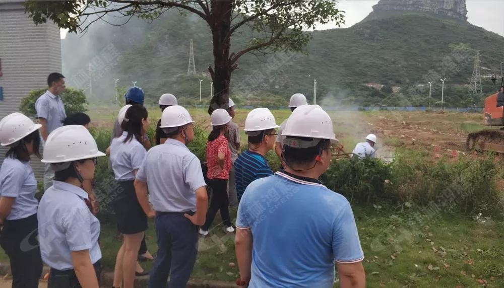 桂林鴻程機電設(shè)備有限公司廠區(qū)2#生產(chǎn)廠房開工大吉！